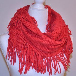 4/$20 Red Knit Infinity Scarf